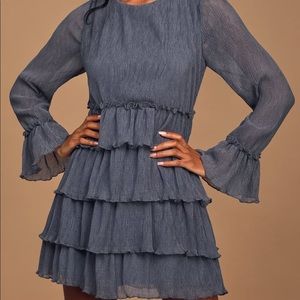 Lulus Know You Better Tiered Ruffled Mini Dress